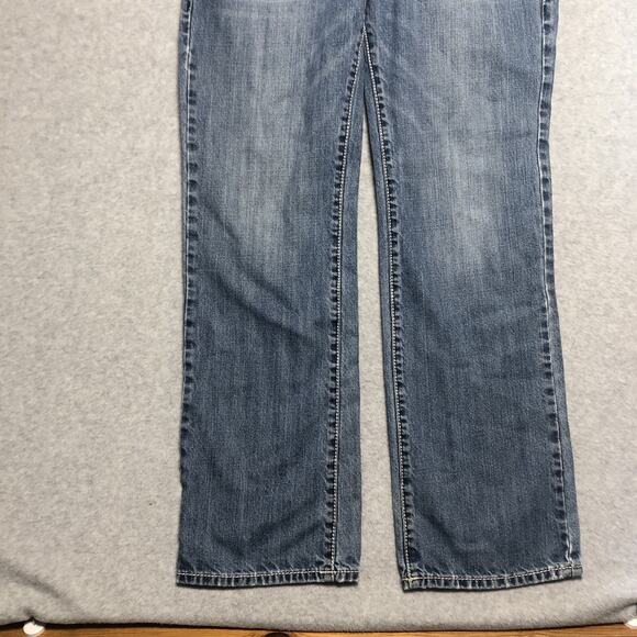 Rock & Roll Double Barrel Jeans Mens 33x31 Straight Leg Relaxed Fit Cowboy Denim - Picture 2 of 16